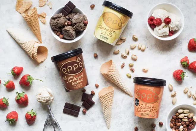 Oppo's delicious ice creams are all low calorie and don't use refined sugars