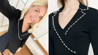 Holly Willoughby's dress is £260 from Sandro Paris