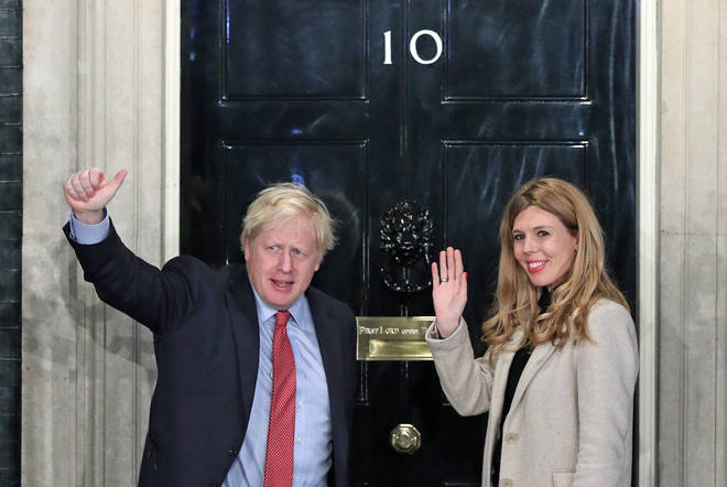 Boris and Carrie have welcomed a baby boy