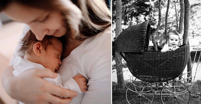 Vintage babies are predicted to make a comeback this decade (stock images)