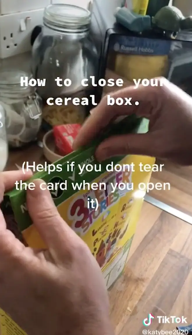 This cereal box hack is a game changer