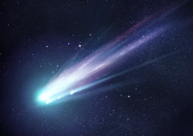 Comet Swan is said to have a green glow and a blue tail