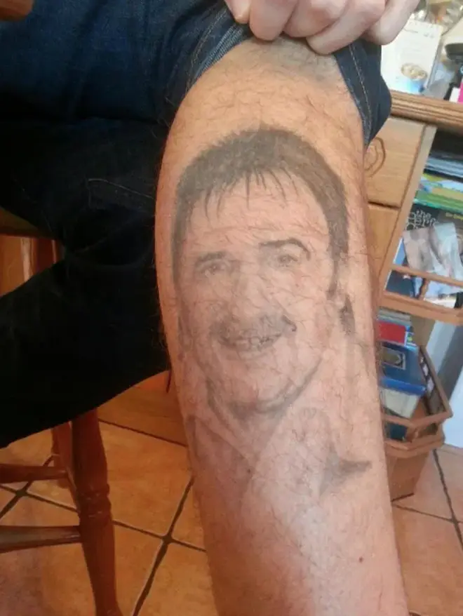 Paul Chuckle's son has a tattoo of his dad