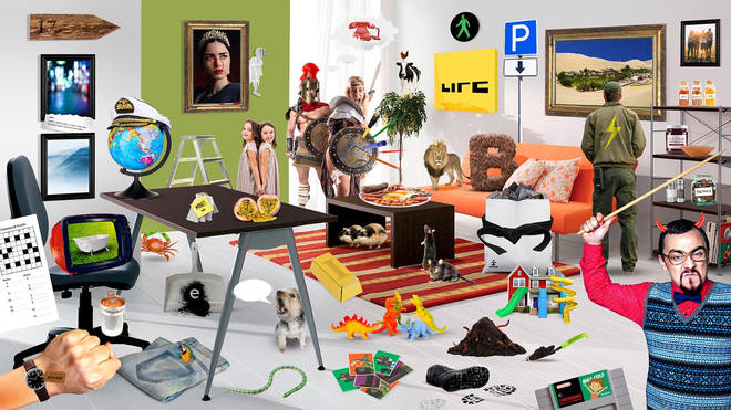 Can you find the fifty 90s things in this picture?