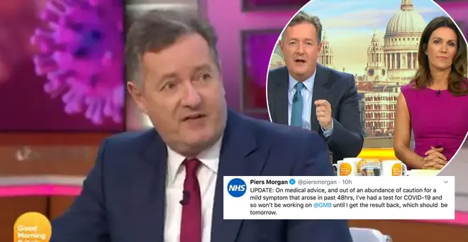 Piers Morgan will not be appearing on GMB