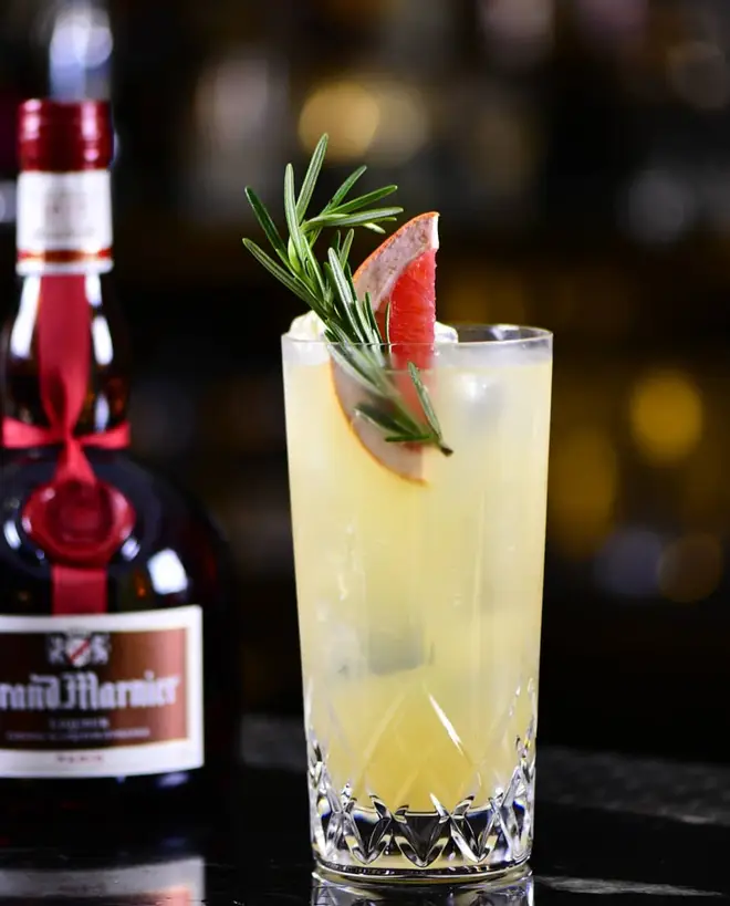 The Grand Marnier Grand Collins is a real treat