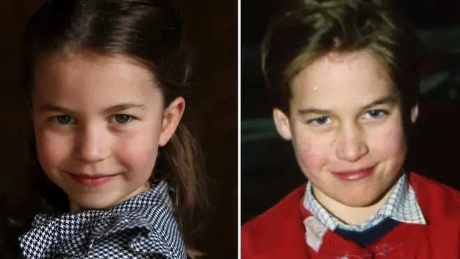 Princess Charlotte also holds a resemblance to her father, Prince William 