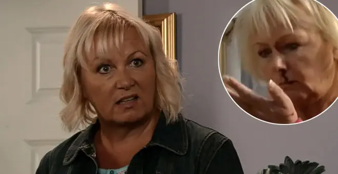 Coronation Street's Sue Cleaver revealed she was knocked out on set