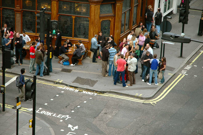 Crowded pubs will be likely