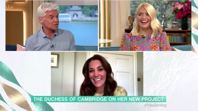 Kate Middleton urged Holly Willoughby and Phillip Schofield to enter in the photography project