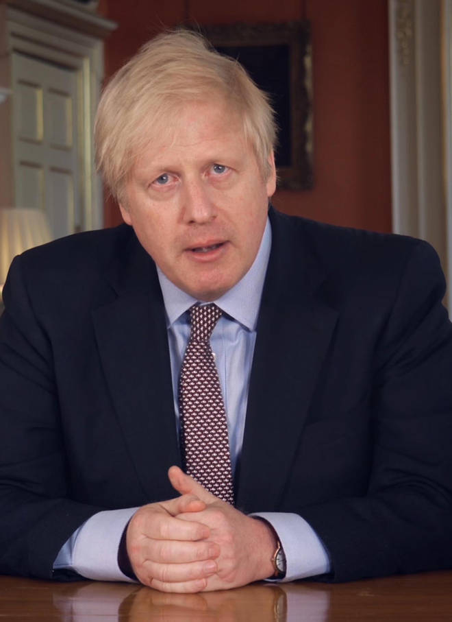 Boris Johnson address the nation this evening
