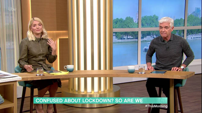 Holly and Phil slammed the new guidelines during this morning's show