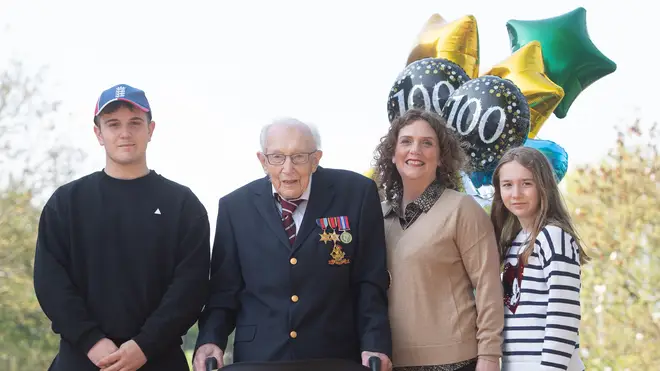 Captain Tom Moore celebrated his 100th birthday last month