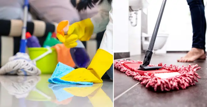 Can domestic cleaners work during lockdown? (stock images)