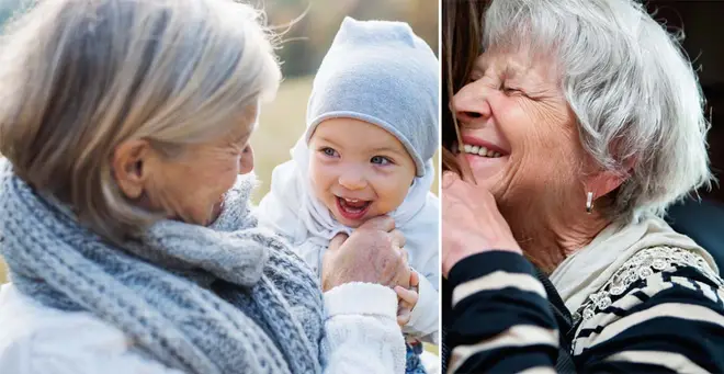 The government has urged grandparents not to look after their grandkids during lockdown (stock images)