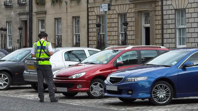 Traffic wardens are still working as normal in many places across the UK