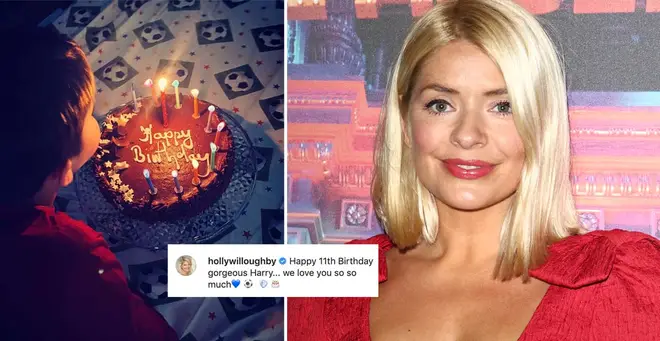 Holly and Dan's son Harry has celebrated his birthday in lockdown