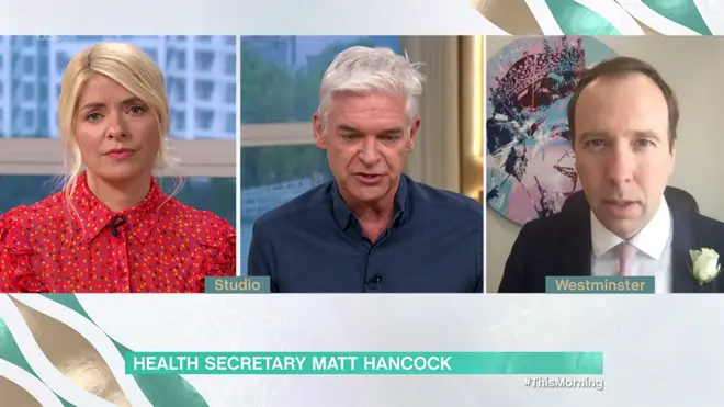 Matt Hancock spoke out on schools reopening on This Morning today