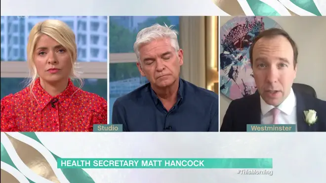 The Health Secretary appeared on This Morning earlier today