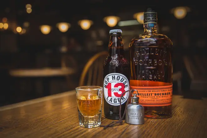 The Bulleit Boilermaker uses bourbon and craft beer