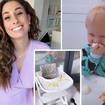 Stacey Solomon revealed how she cleans baby Rex's high chair