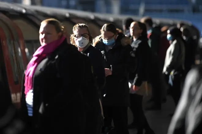The public have been told to wear face masks where social distancing is not possible