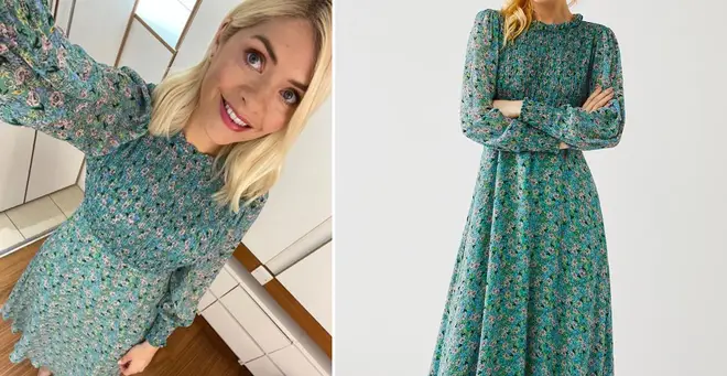 Holly Willoughby's green dress is from Ghost