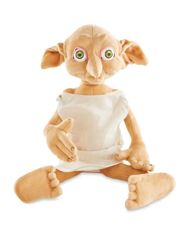 A Dobby stuffed toy is available from Aldi
