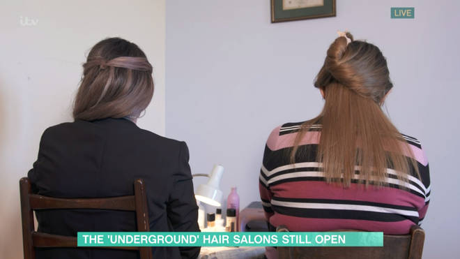 Jane's client, Kate, said her mental health improved when she visited the hairdresser