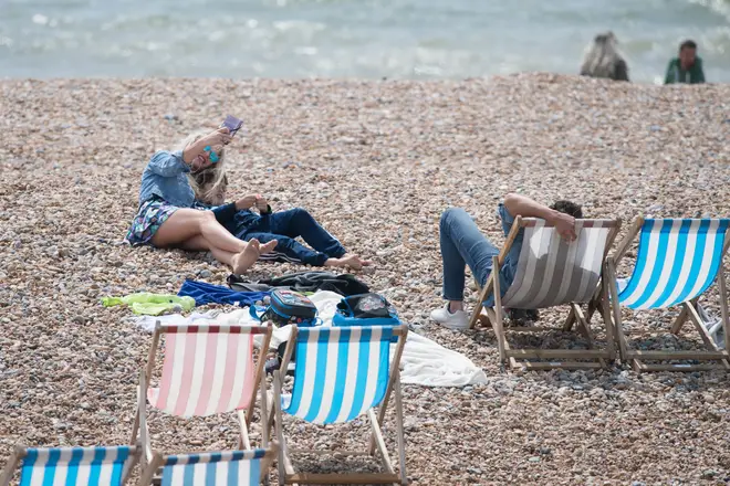 In England, you are allowed to go to the beach with members of your household