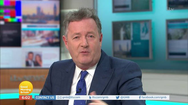 Piers Morgan is not on GMB this week