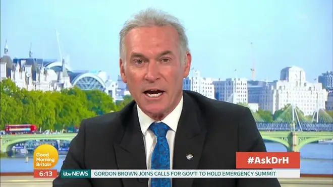 Dr Hilary spoke about the NHS on today's episode of GMB
