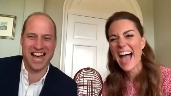 Kate and William video called into a care home to play bingo