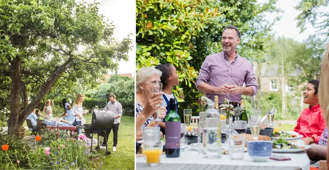 Garden parties could soon be allowed under new guidelines (stock images)