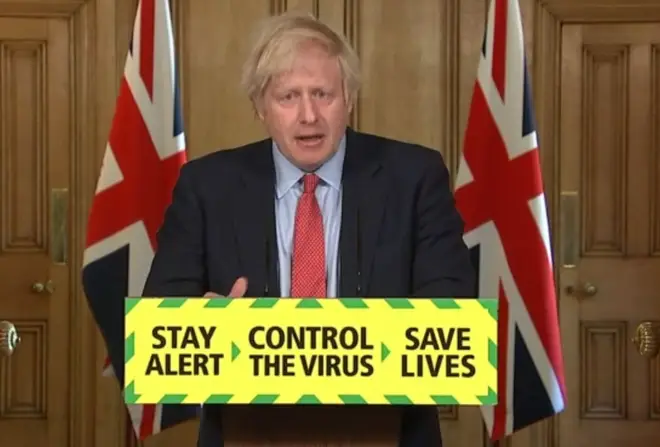Boris Johnson addressed the nation on May 28th