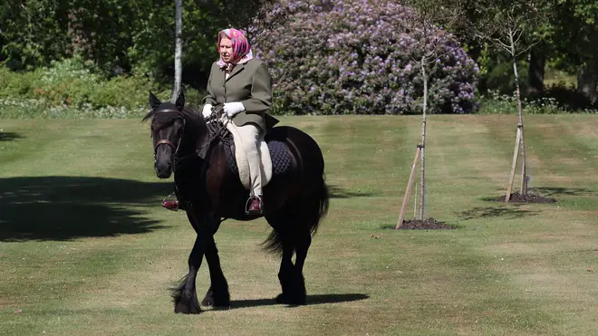 Her Majesty has been isolating at Windsor Castle since lockdown started