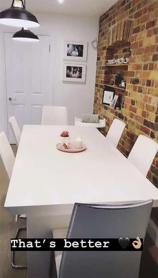 Stacey Solomon's dining room