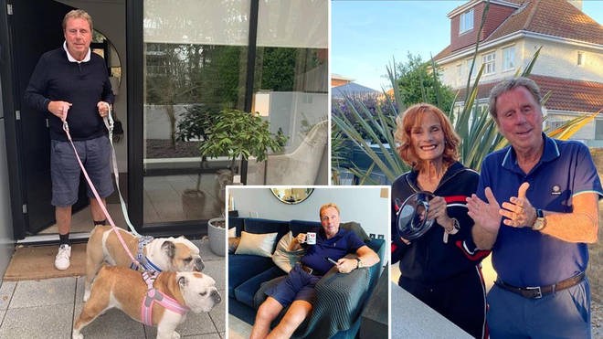Harry Redknapp and Sandra live in a huge mansion