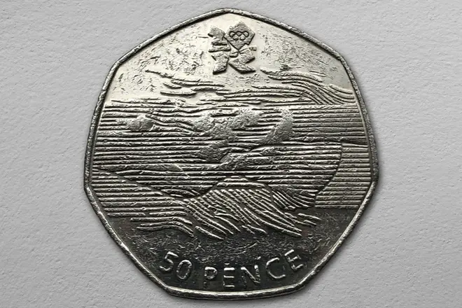 The rare 50p coin