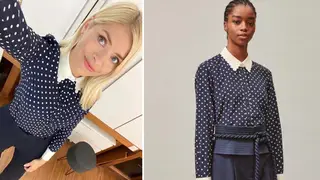 Holly Willoughby's outfit is from Tory Burch