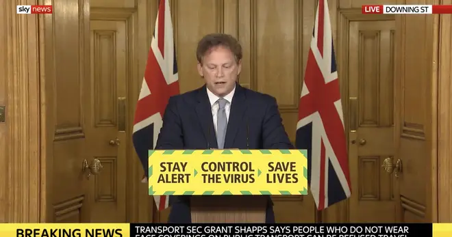 Grant Shapps led the Downing Street press conference today