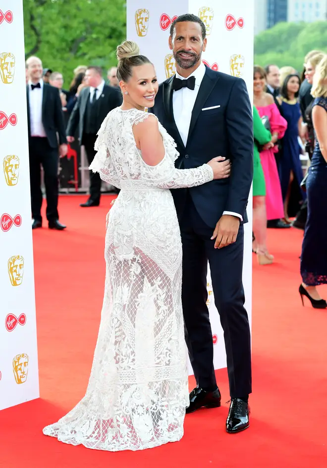 Kate and Rio Ferdinand on the red carpet