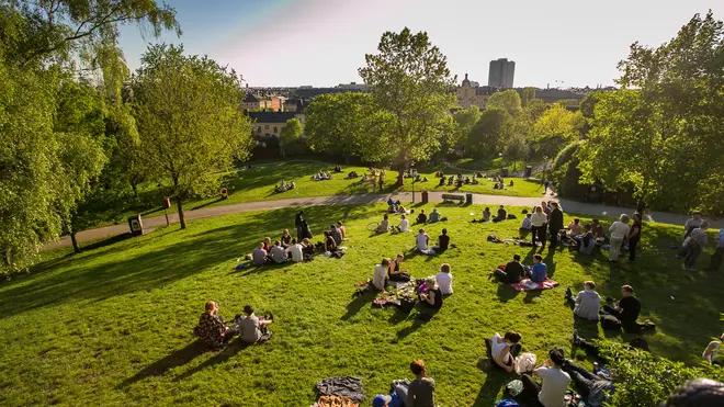 People will be able to meet in parks again as sunshine returns