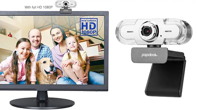 Papalook 1080P Webcam, £85.99