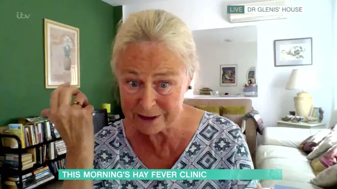 Dr Glennis Scadding has given tips on dealing with hay fever