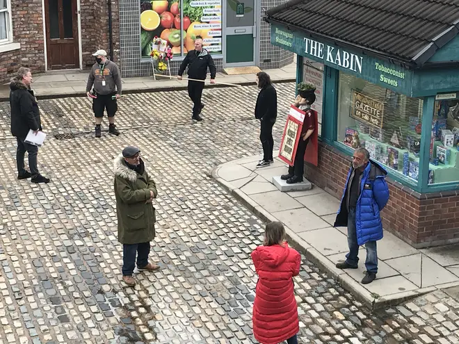 The Coronation Street set