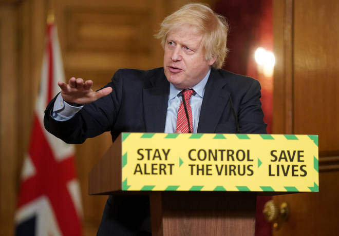Boris Johnson announced the rules on 'social bubbles'