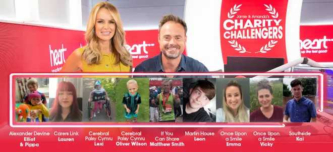 Meet Jamie and Amanda's very special charity challengers
