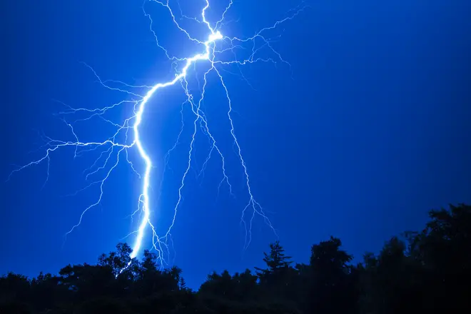 Thunderstorms will hit parts of the UK this week (stock image)