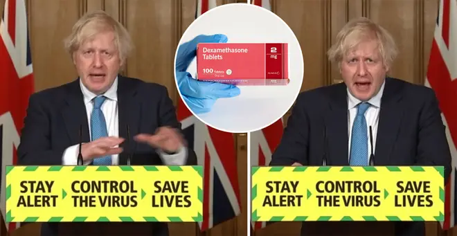 Boris Johnson has praised the work around Dexamethasone